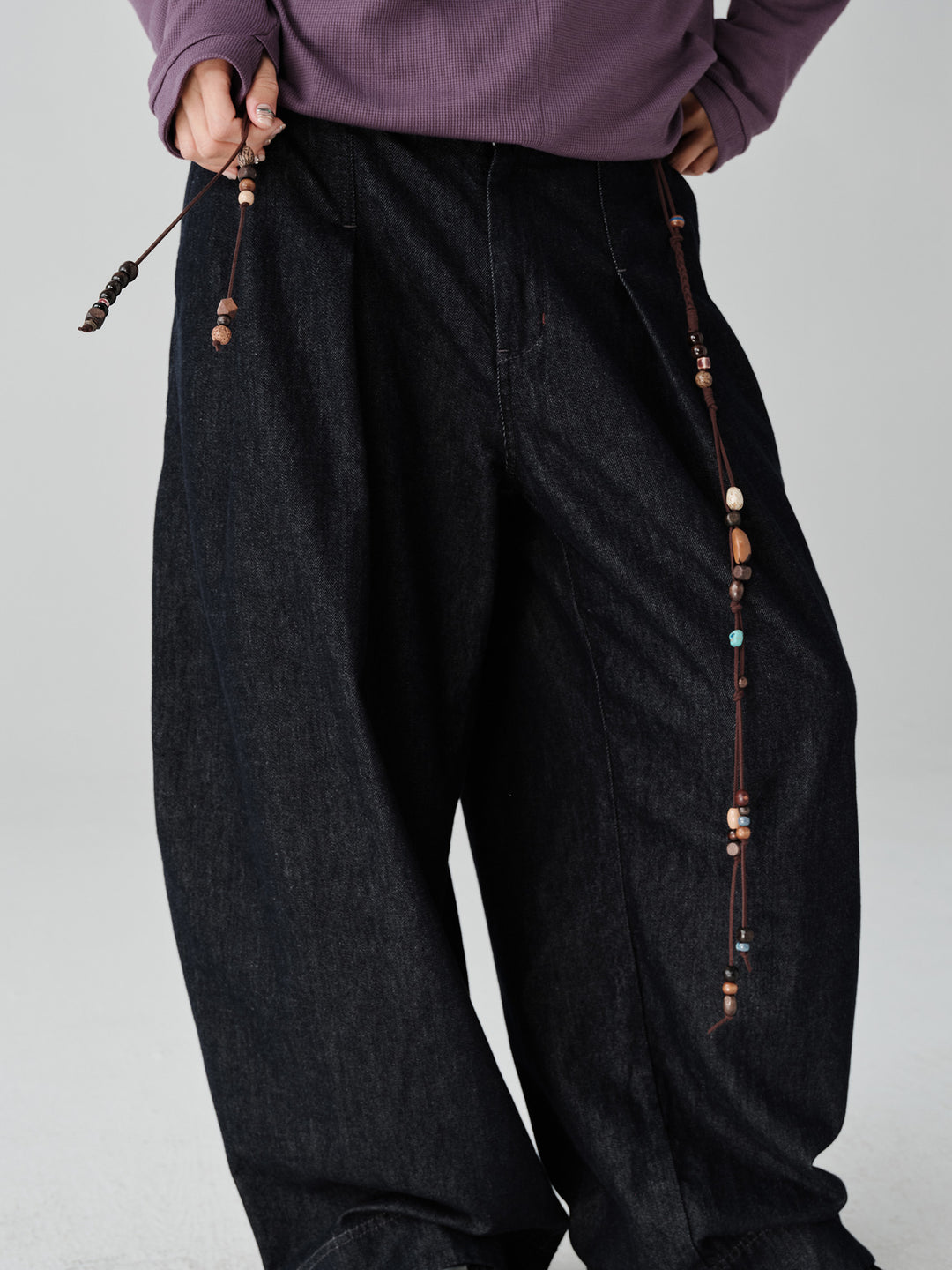 星月菩提子ブラス編みチェーンアクセサリーNLBLAPS001