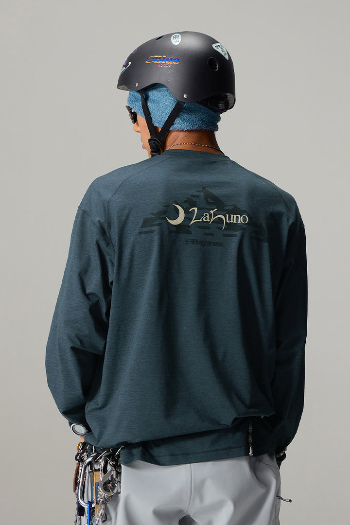 モイスチャーウィッキング長袖Tシャツ25BLCT020