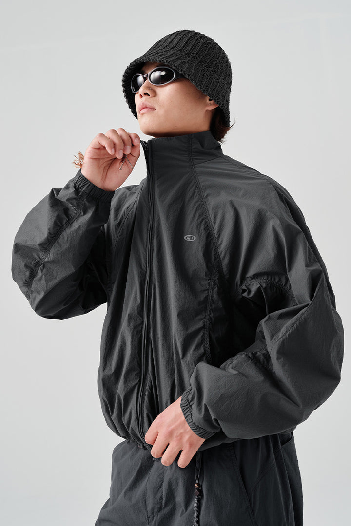 MICROFTスタンドカラー撥水シャツジャケットNLBLBJK003