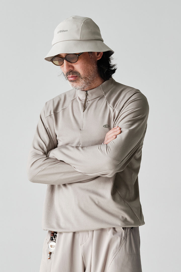 POWERDRYハーフジップ速乾トレーナーNLBLCPL001