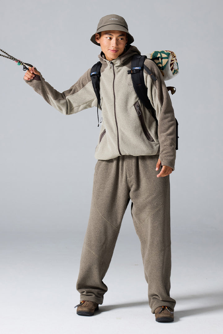 POLARTECフリースカラーブロックデザインジャケット25BLJK029