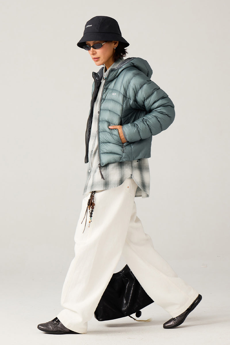 フード付き軽量ダウンジャケットウイメンズ25BLYR006