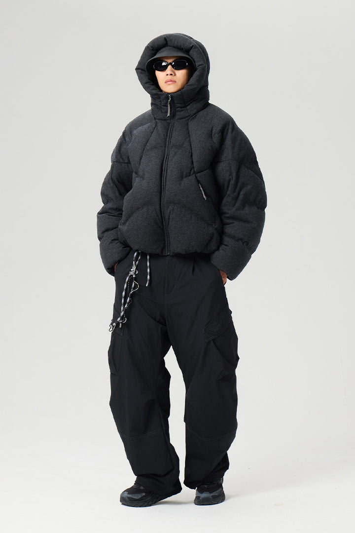 ウールキルティングダウンジャケット25BLYR012