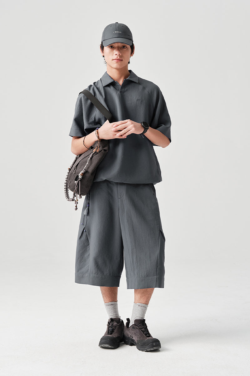 MICROFTオーバーサイズクロップドパンツNLBLADK003