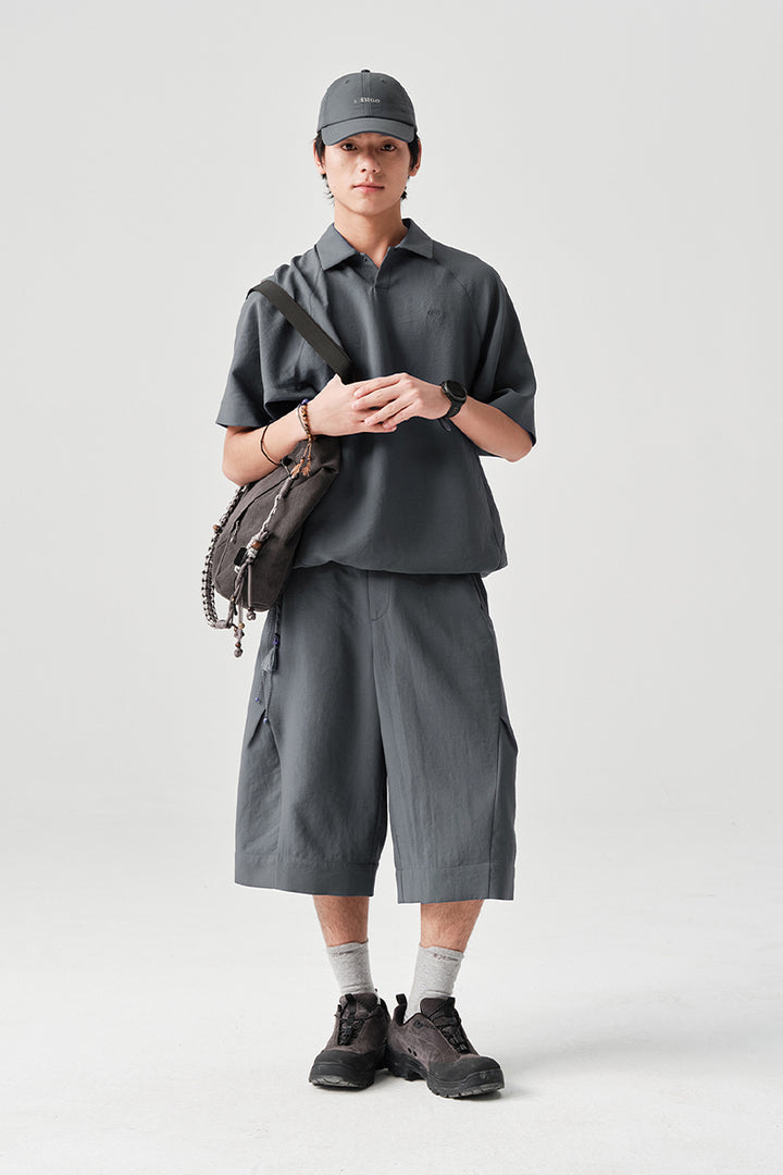 MICROFTオーバーサイズクロップドパンツNLBLADK003