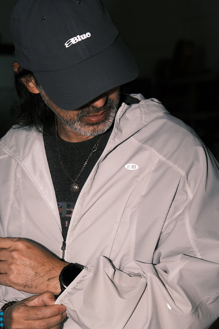 MICROFT撥水反射プリントロゴ キャップNLBLAML003