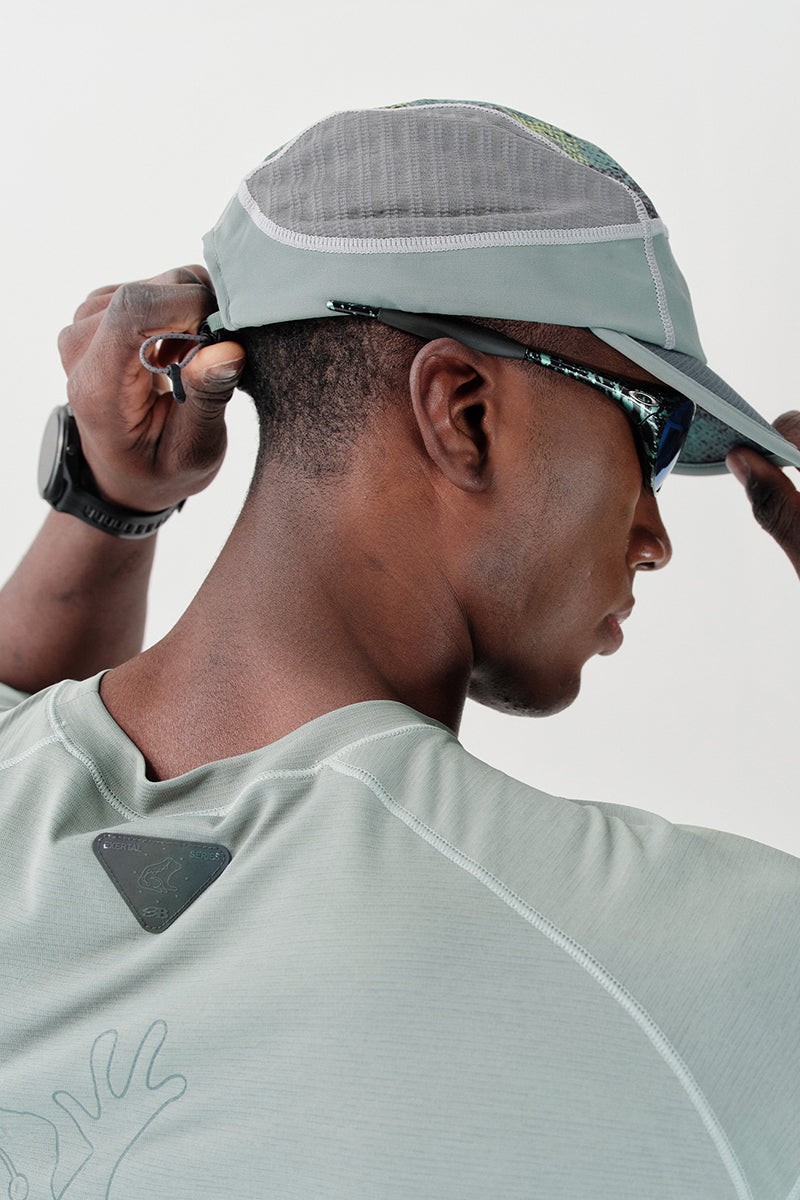 軽量通気バイカラーキャップNLBLAML007