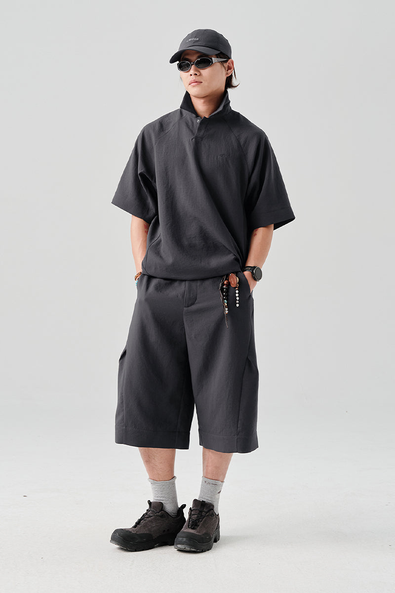 MICROFTオーバーサイズクロップドパンツNLBLADK003