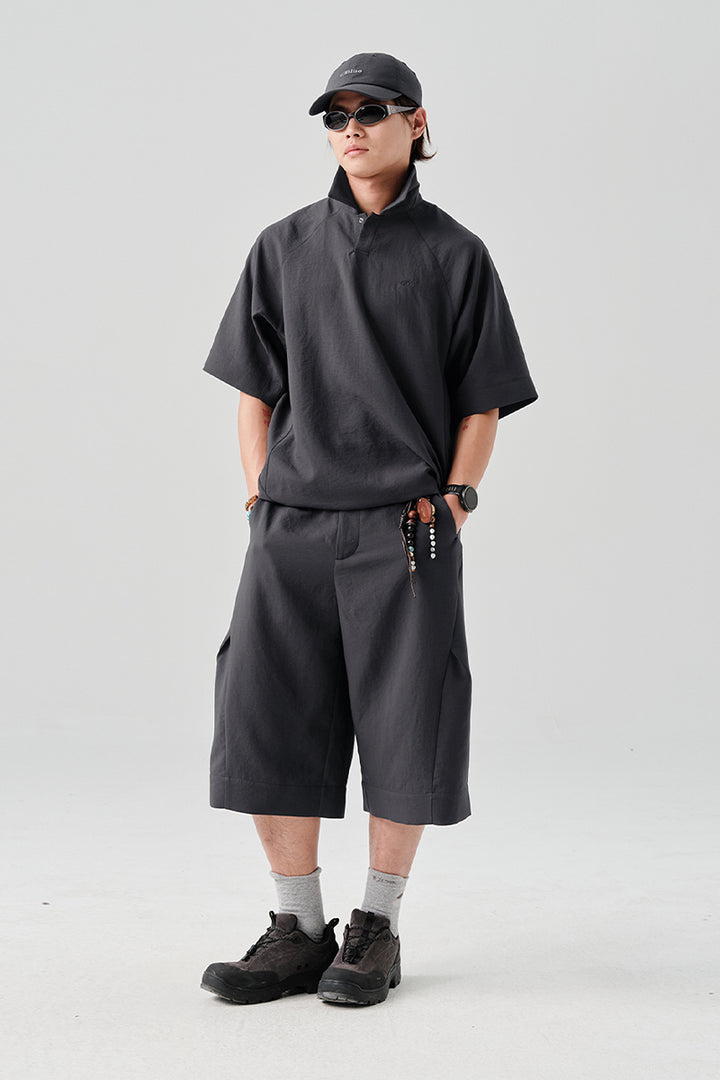 MICROFTオーバーサイズクロップドパンツNLBLADK003