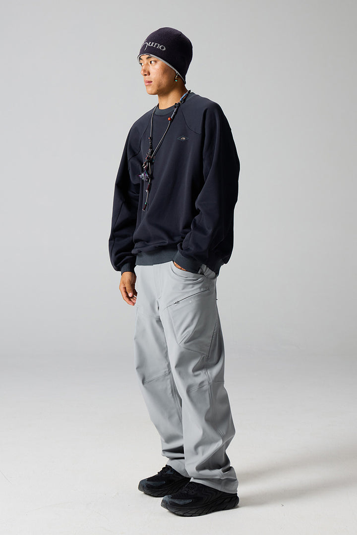 バックプリント動物柄フリースTシャツ25BLWY023