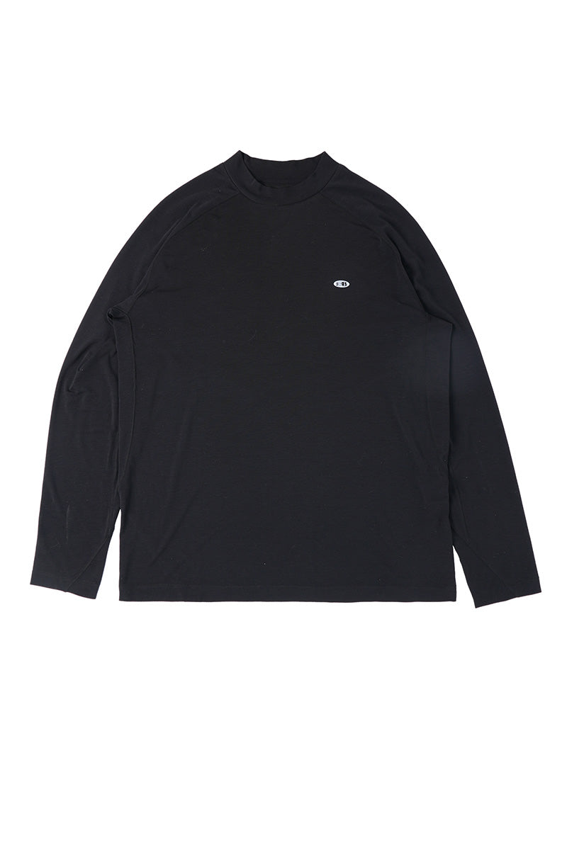 メリノウールベーシック長袖Tシャツ25BLCT015