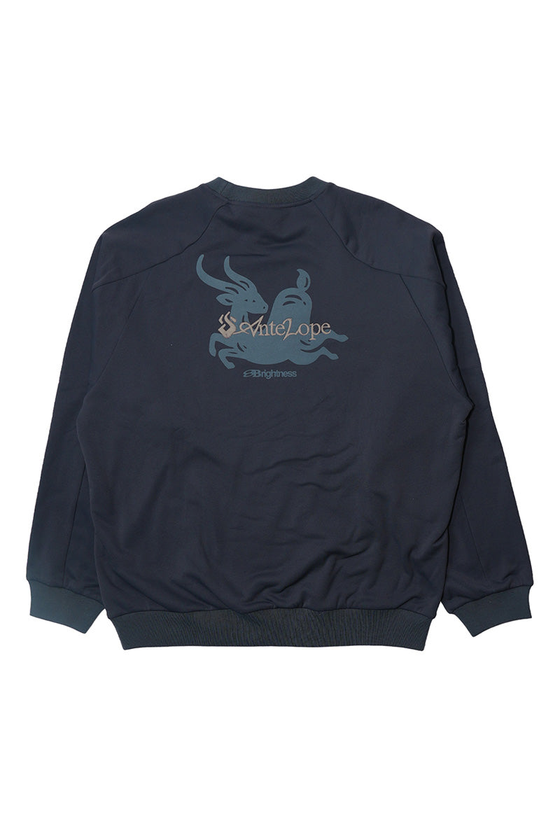 バックプリント動物柄フリースTシャツ25BLWY023