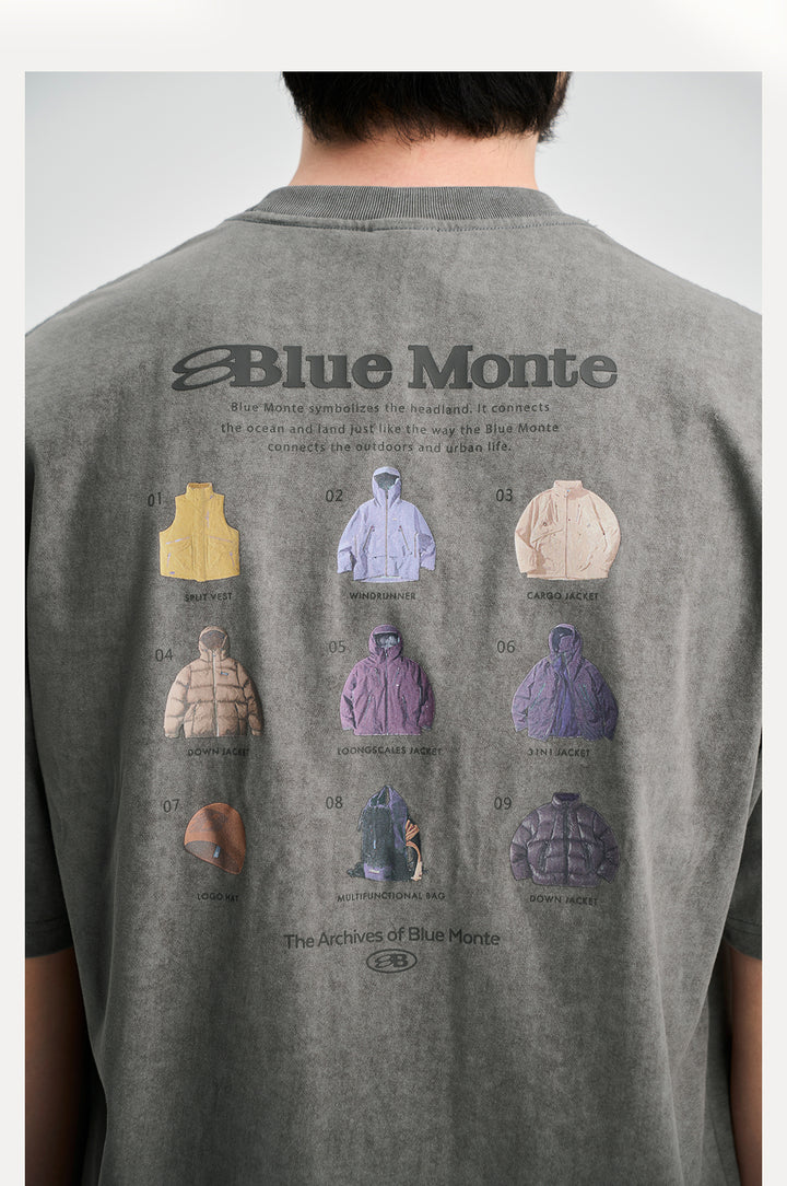 ヴィンテージワックス加工Tシャツ25BLDT038