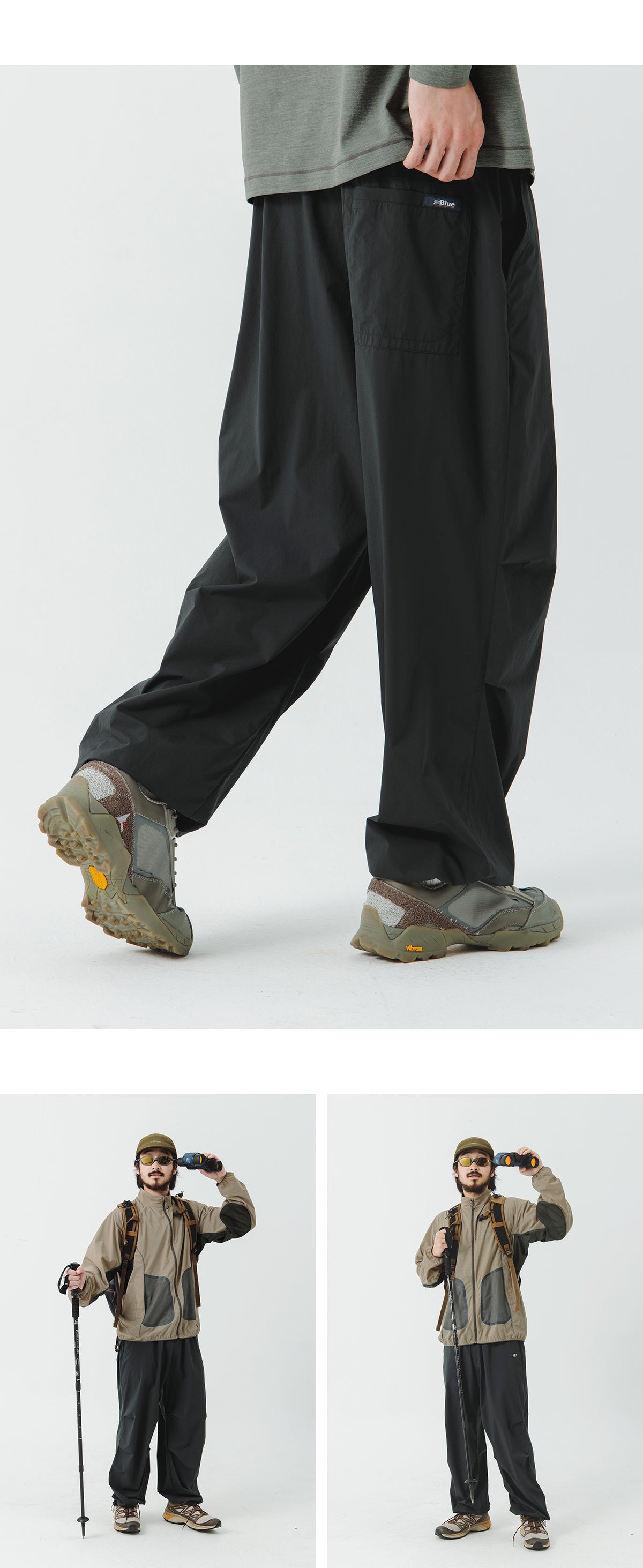 軽量アウトドアロングパンツ｜Blue Monte