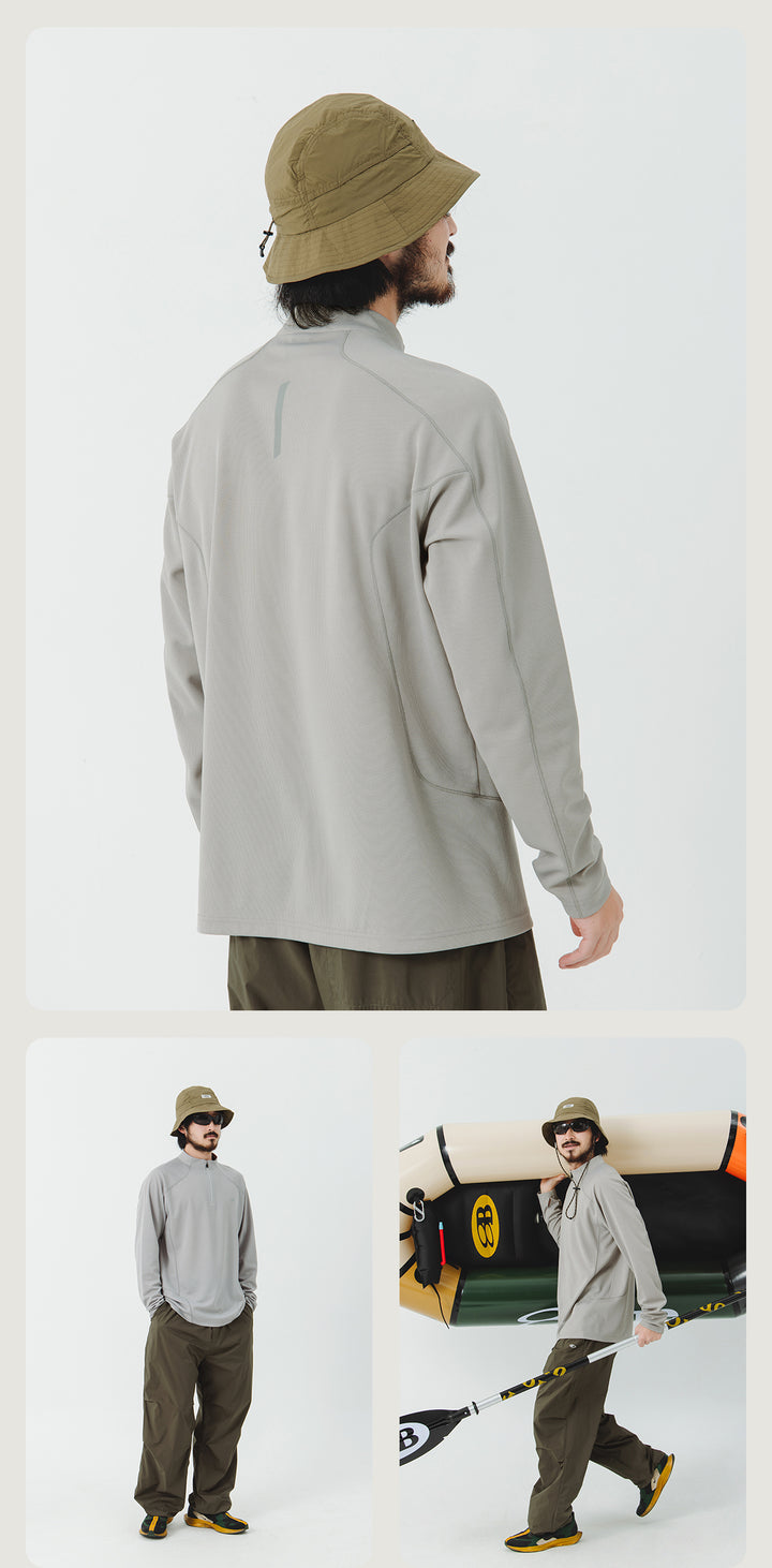 スタンドカラー トレーニングTシャツ  メンズ　 24BLCT011
