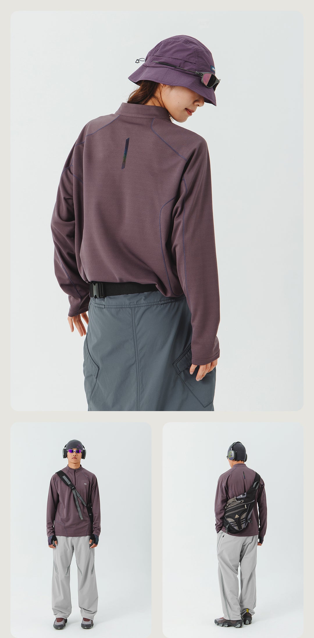 スタンドカラー トレーニングTシャツ  メンズ　 24BLCT011