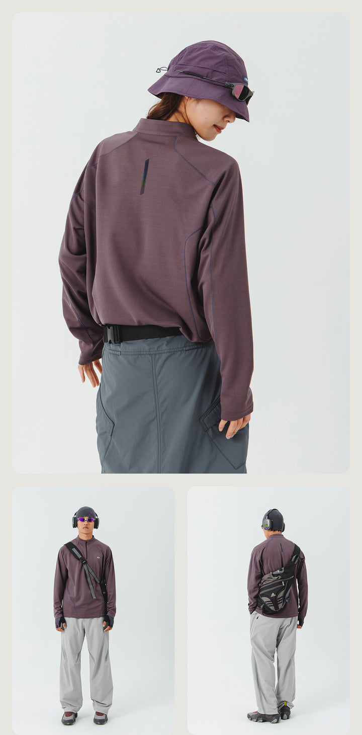スタンドカラー トレーニングTシャツ  メンズ　 24BLCT011