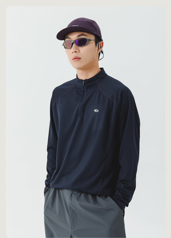 スタンドカラー トレーニングTシャツ  メンズ　 24BLCT011