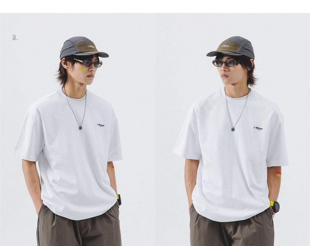 ペア半袖Tシャツ(ロゴなしバージョン)23TMT001