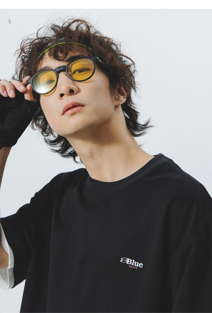 ペア半袖Tシャツ(ロゴなしバージョン)23TMT001