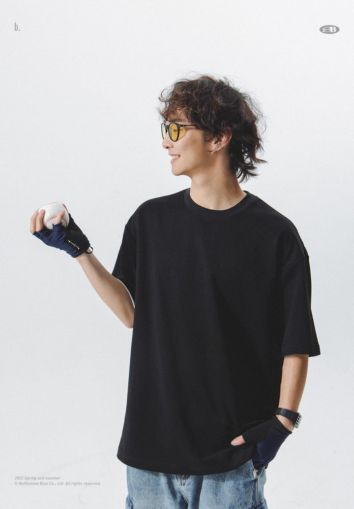 ペア半袖Tシャツ(ロゴなしバージョン)23TMT001