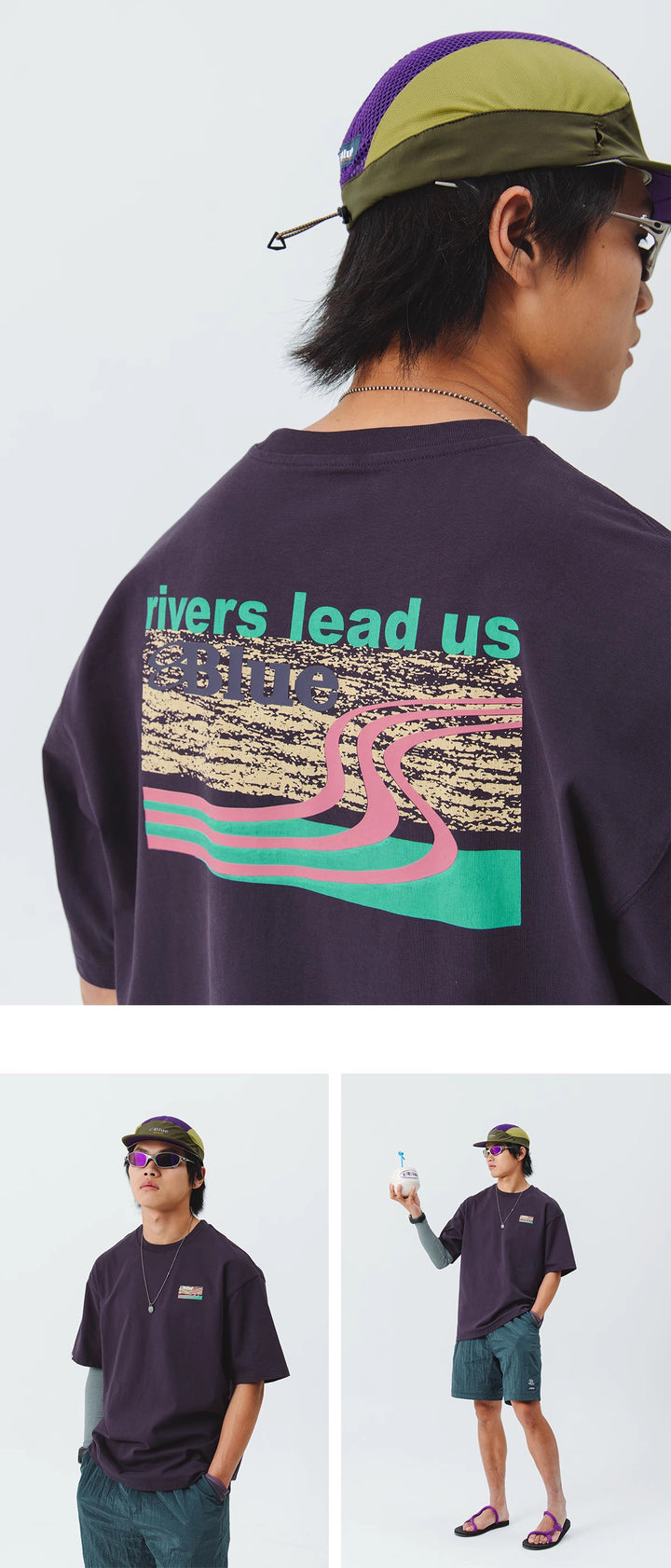 リバーフローデザインTシャツ24TMT014