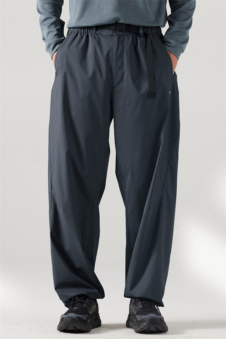 MICROFT 발수 와이드 팬츠 25BLCK009