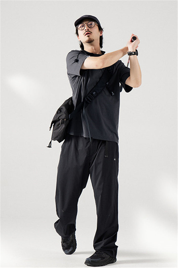 MICROFT 발수 와이드 팬츠 25BLCK009