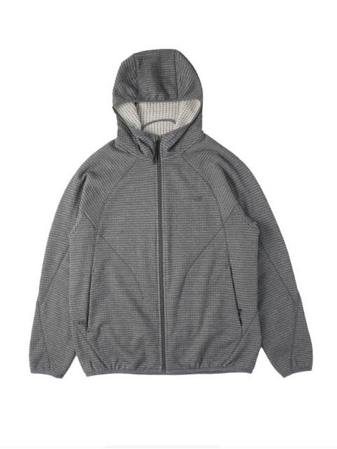 メリノウールブレンドフーデッドパーカー25BLWY020