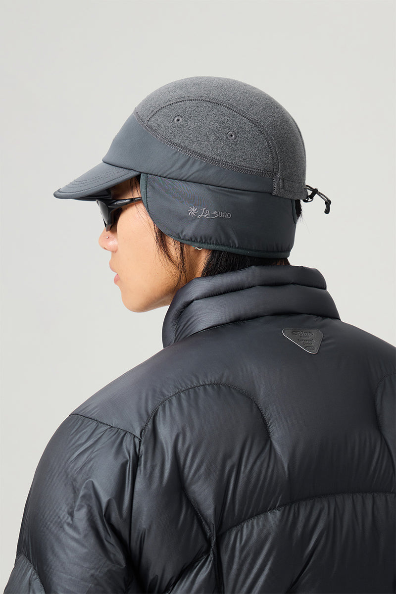 POLARTEC耳当て付きフリースベースボールキャップ25BLML017