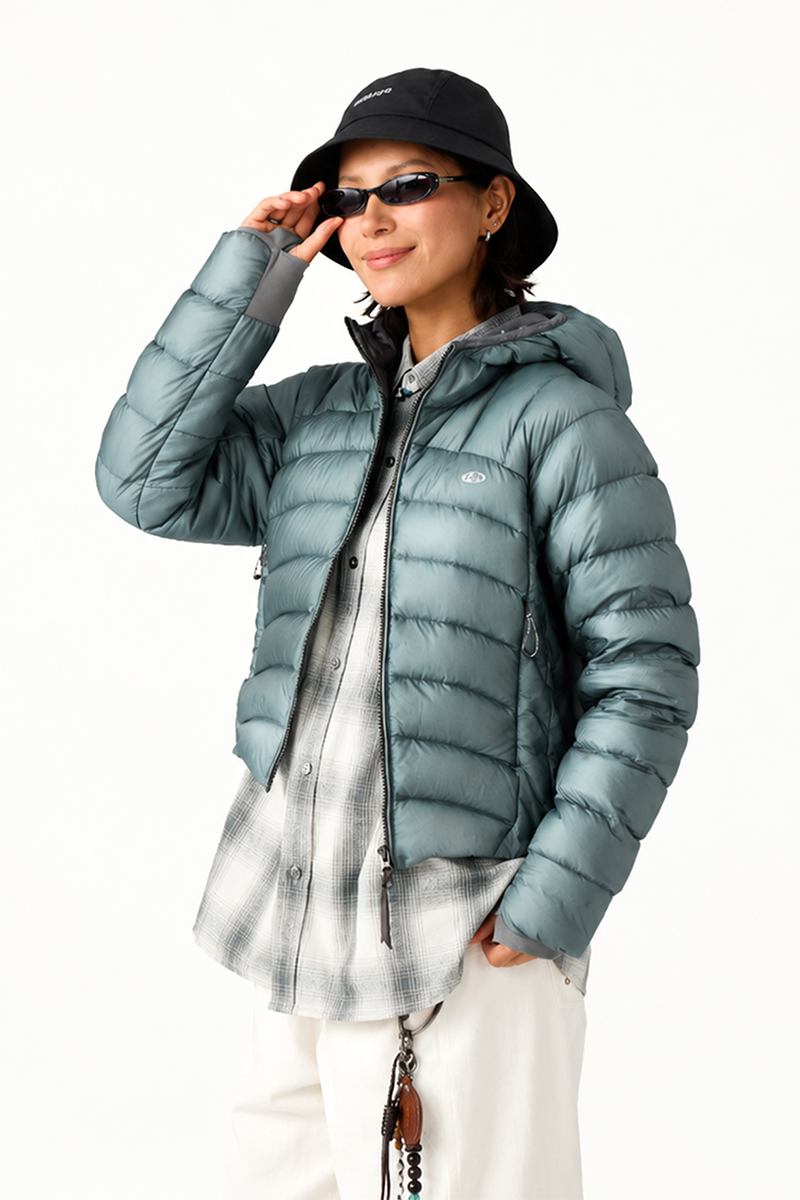 AIRTASTIC 750FP Women's Hooded Goose Down Jacket