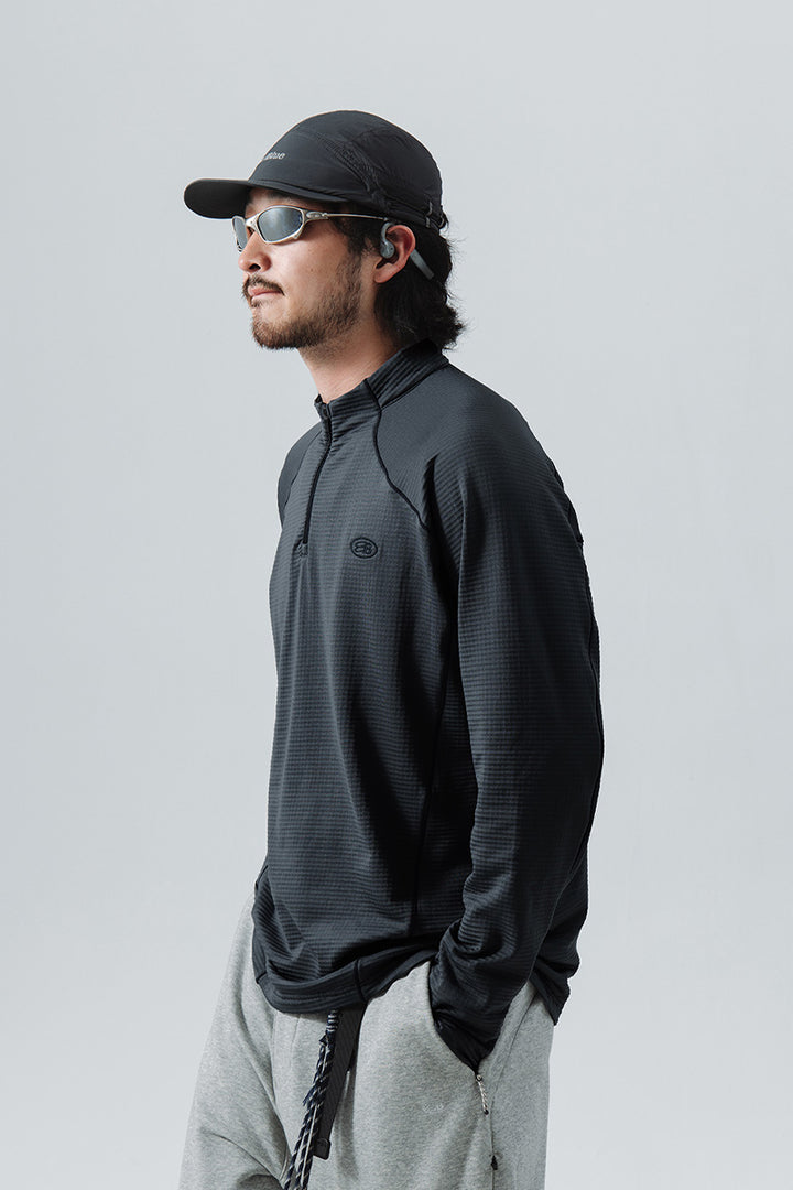 メリノウールハイネック長袖Tシャツ24BLCT012
