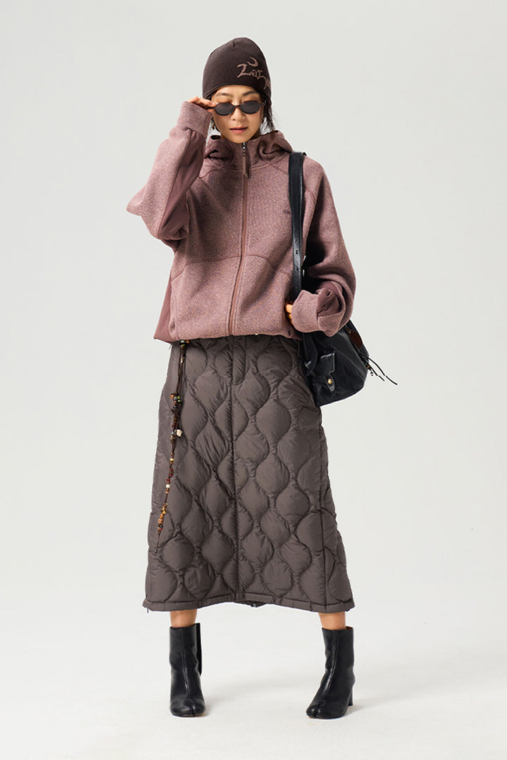 ドローストリング付きキルティングダウンスカート25BLQZ010