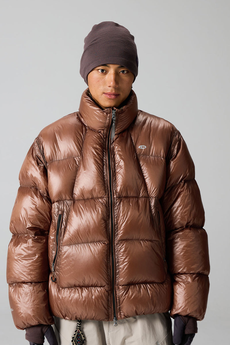 ショートスタンドカラーダウンジャケット25BLYR003