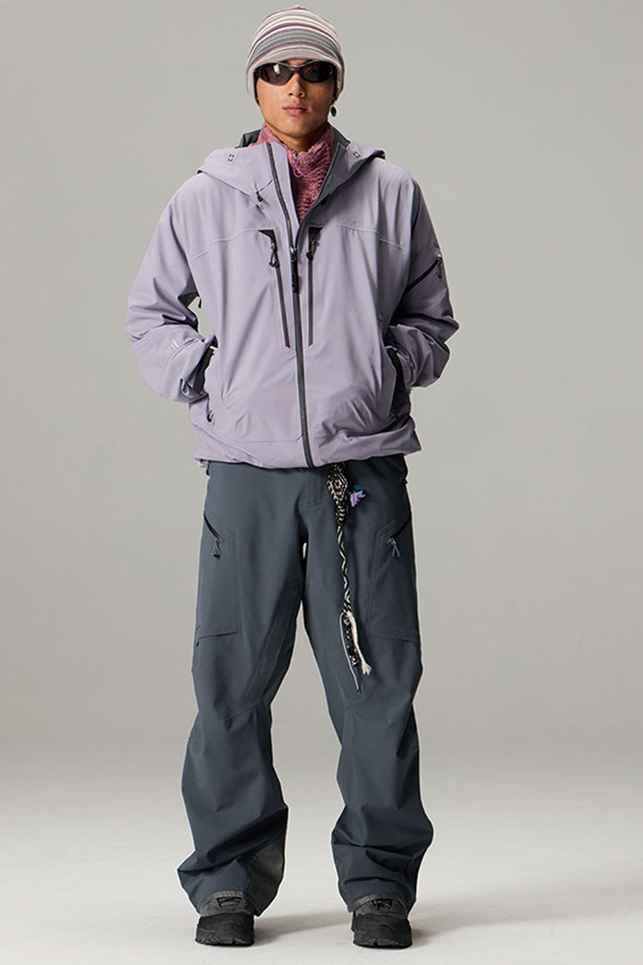 登山向け防水ハードシェルパンツ25BLCK023