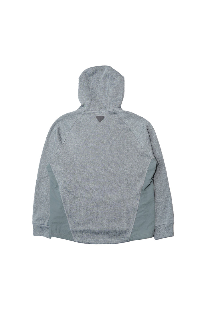 異素材パッチワークジップアップスウェット25BLJK022