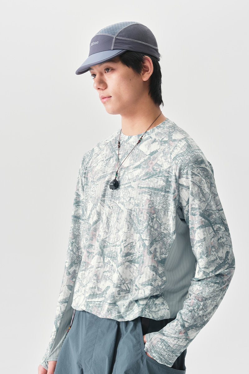 COOLMAX速乾フルプリント長袖TシャツNLBLCTX011