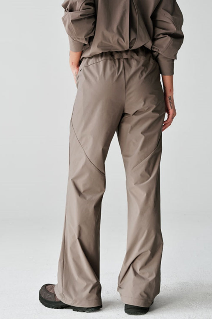 SOLOTEXスリムフレアパンツウィメンズNLBLACK009