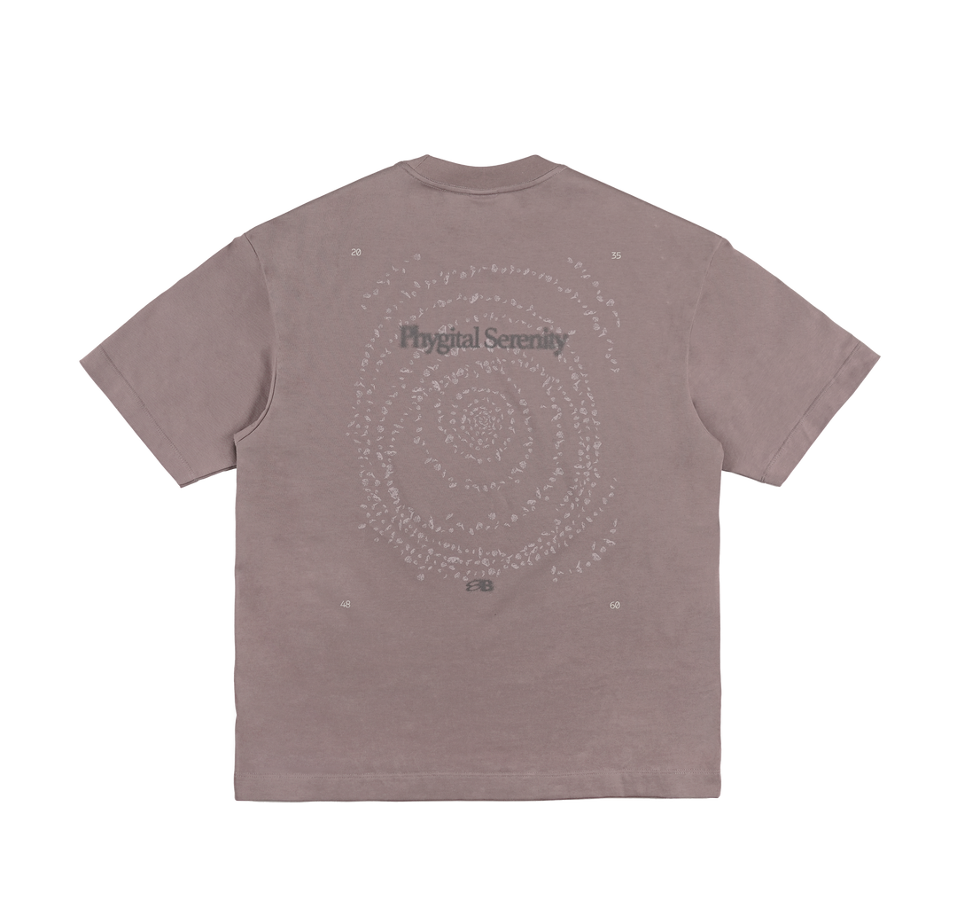 COOLMAXPRO渦巻きストーンプリント半袖TシャツNLBLDTX016