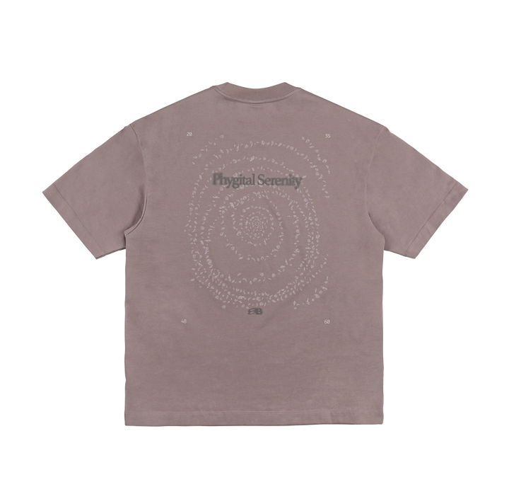 COOLMAXPRO渦巻きストーンプリント半袖TシャツNLBLDTX016