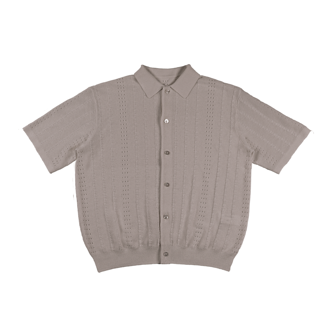 ABACELL半袖ニットカーディガンNLBLDCY003