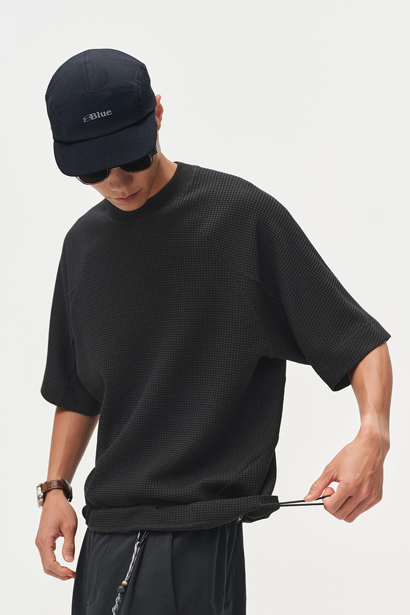 ワッフルウール半袖TシャツNLBLDTX045