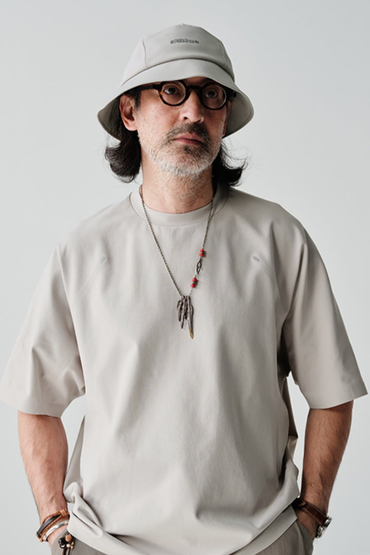 一枚裁ちシームレスUVカット速乾半袖TシャツNLBLDTX001