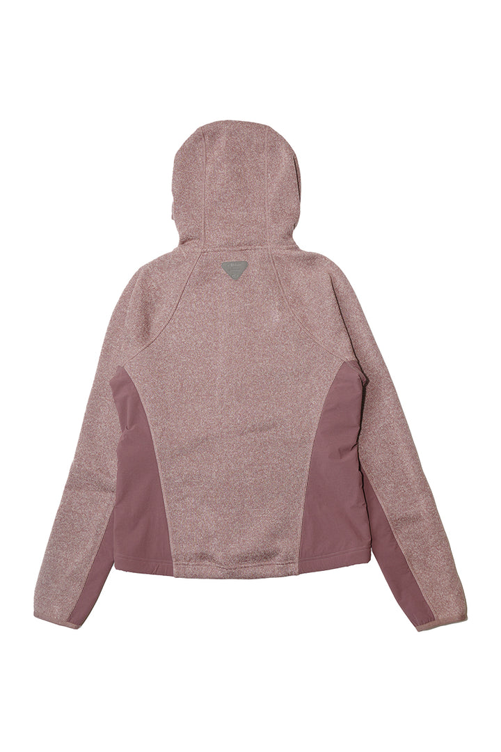 異素材パッチワークジップアップスウェットウイメンズ25BLJK028