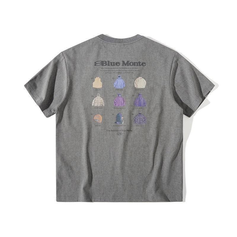 ヴィンテージワックス加工Tシャツ25BLDT038