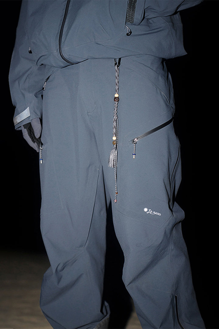 登山向け防水ハードシェルパンツ25BLCK023