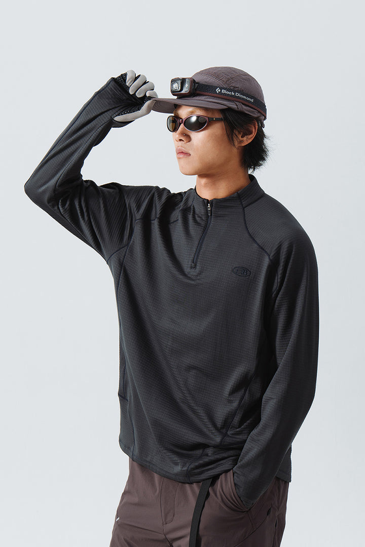 メリノウールハイネック長袖Tシャツ24BLCT012