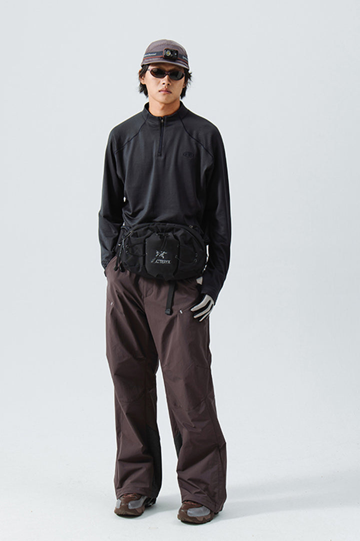 メリノウールハイネック長袖Tシャツ24BLCT012