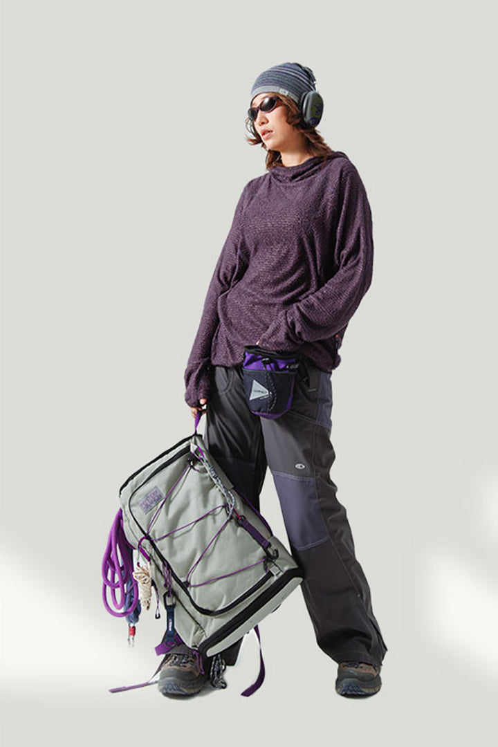 フード付きフリースロングシャツ25BLWY007