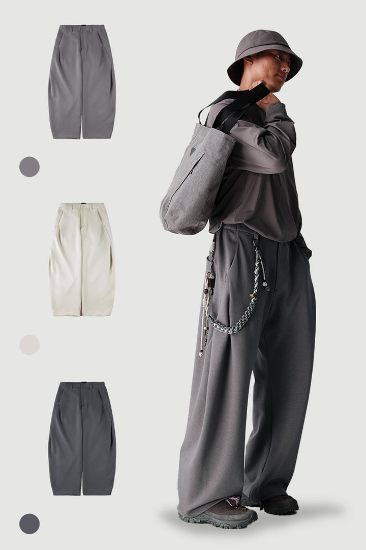 ワイドカーブスウェットパンツNLBLACK002